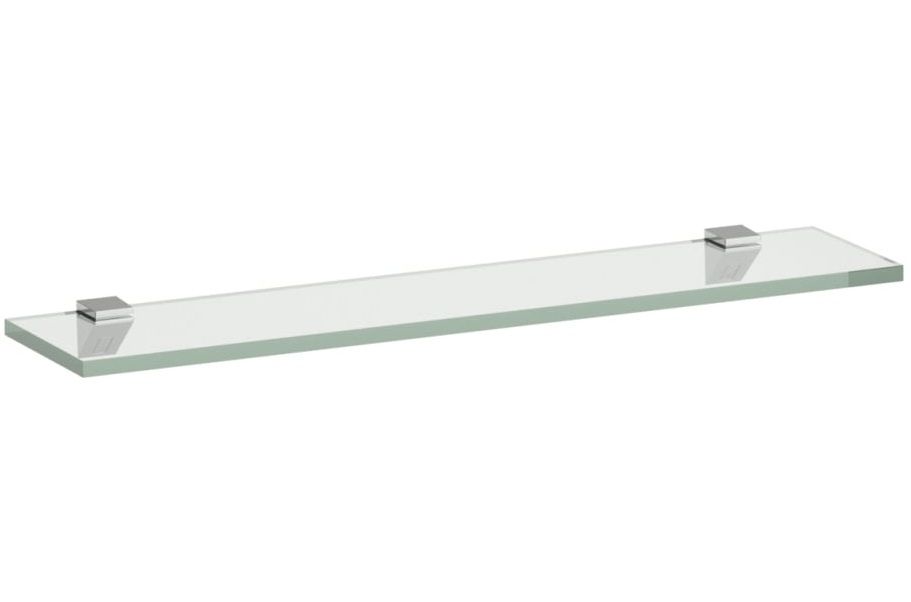Laufen Frame 25 Sklenená polica 55 cm, lesklý hliník/číre sklo H4475819000001