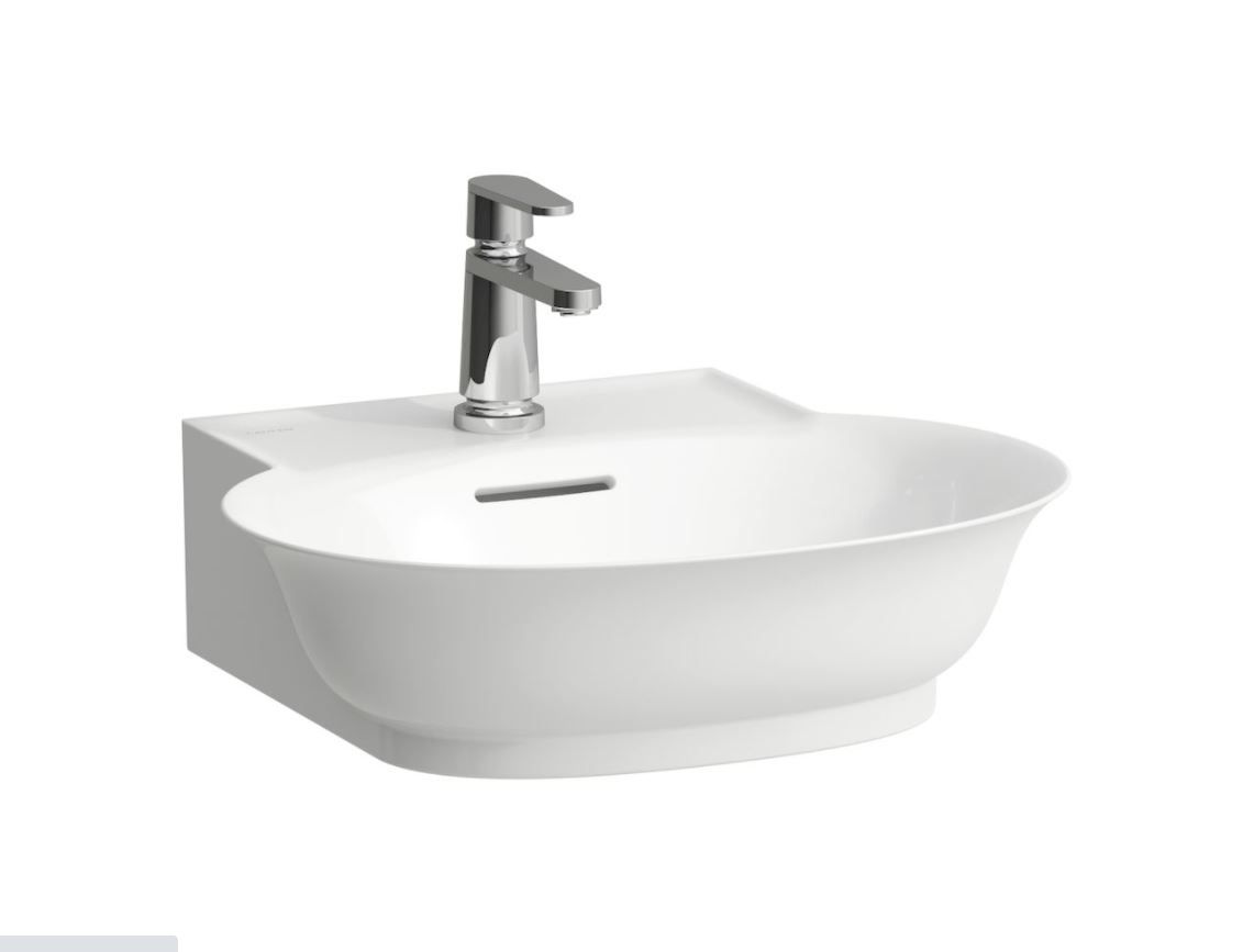 Laufen Umývadlo The New Classic s leštenou základňou, LCC - biele H8168524001041