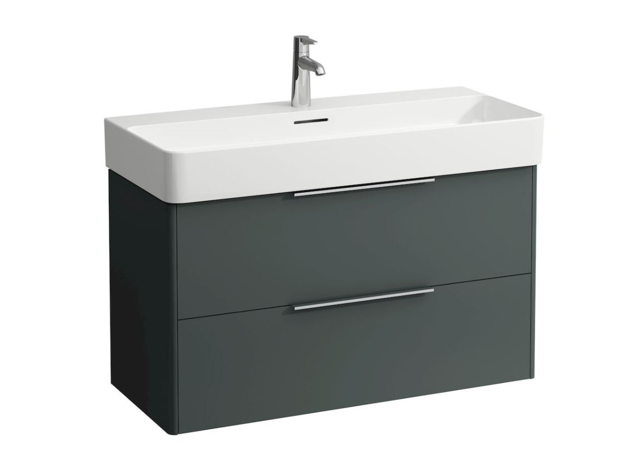 Laufen Spodná skrinka pod umývadlo 95 cm, sivá prevádzka H4024121102661
