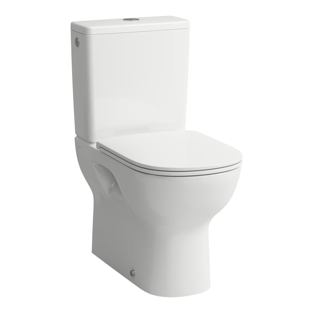 Laufen WC Lua combi Rimless s nádržkou a sedadlom SoftClose, biele