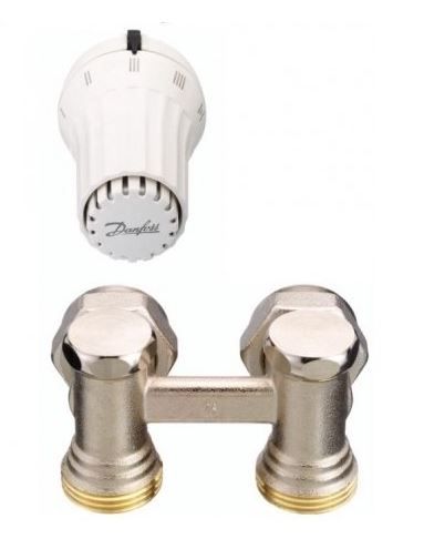 Danfoss SET RAE-K hlava + RLV-KS rohová armatúra (013G5090)