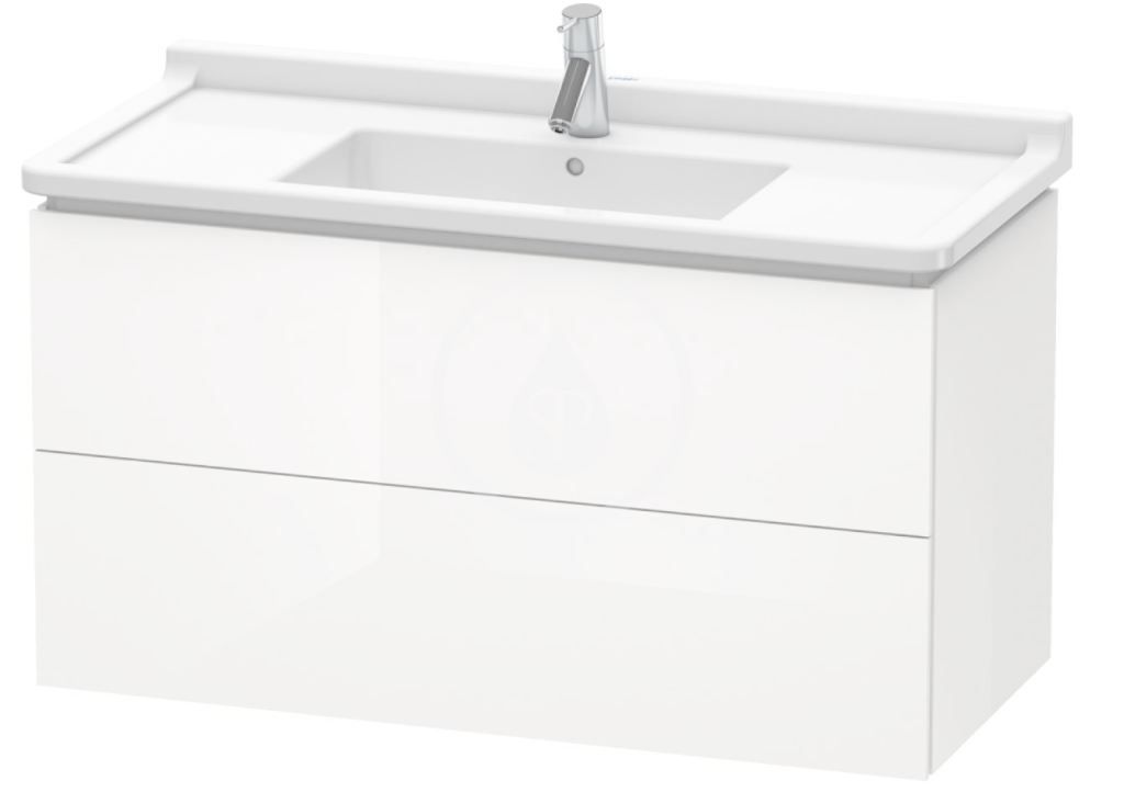 Duravit L-Cube Umývadlová skrinka 55,8x102x46,9 mm, biela lesklá LC626602222