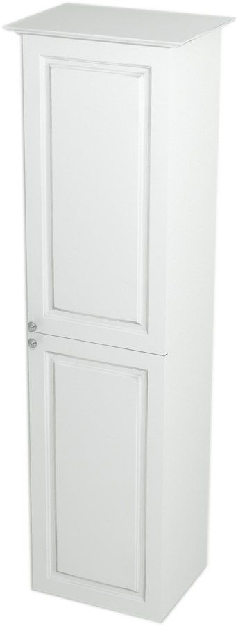 EBS Oxford Vysoká skrinka 35x140 cm, pravá, biela pololesklá