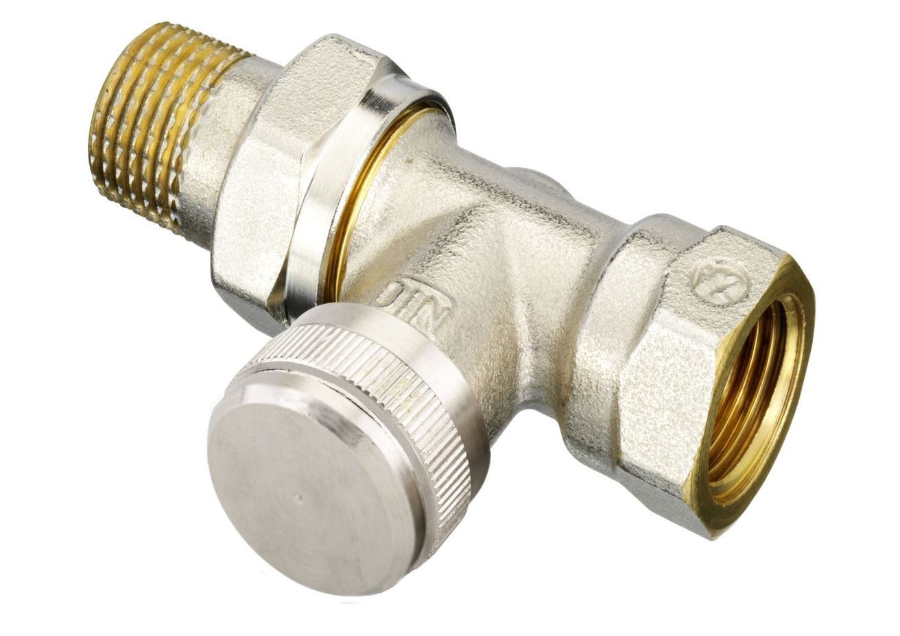 Danfoss 003L0144  Radiátorové šroubení, RLV, DN 15, Přímý, Standardní, Vnitřní závit