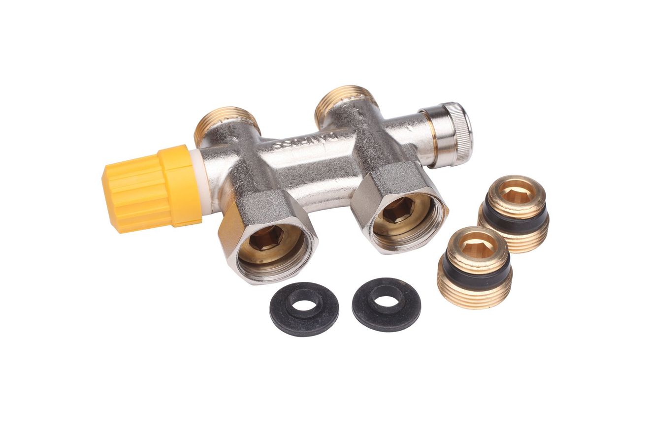 Danfoss 013G4742 Ventil VHS-UN 3/4" x 1/2" přímý, poniklovaný s vypouštěním