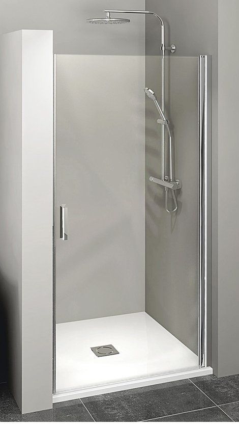Polysan Zoom Sprchové dvere do niky, 70 cm, chróm, číre sklo ZL1270