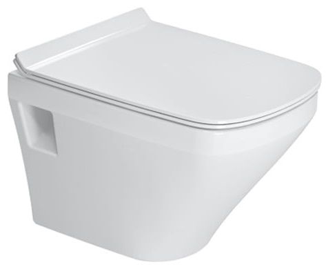 Duravit DuraStyle závesná WC so sedátkom, Rimless, biela 45710900A1