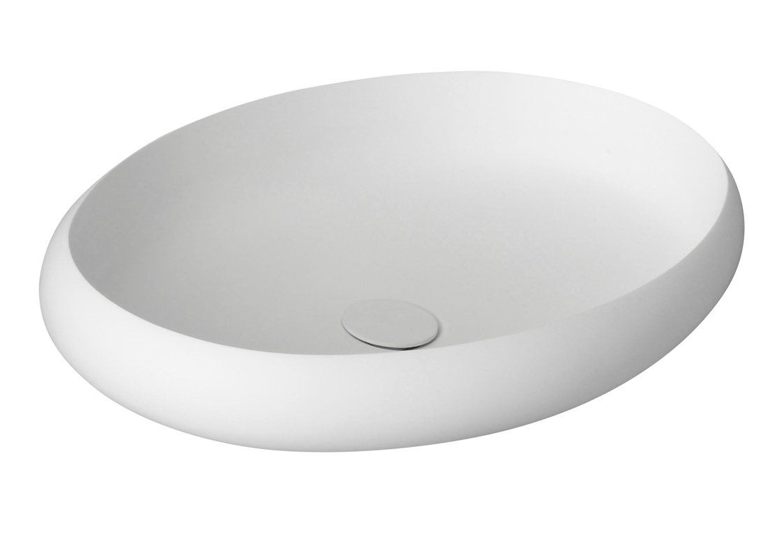 Umývadlo Sapho Thin Countertop, 60x40x11,2 cm, biele matné WN213