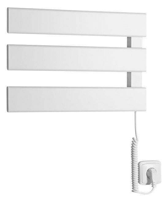 Aqualine Elvis EB480 Elektrický držiak na uteráky, 45,7x34,2 cm, biely