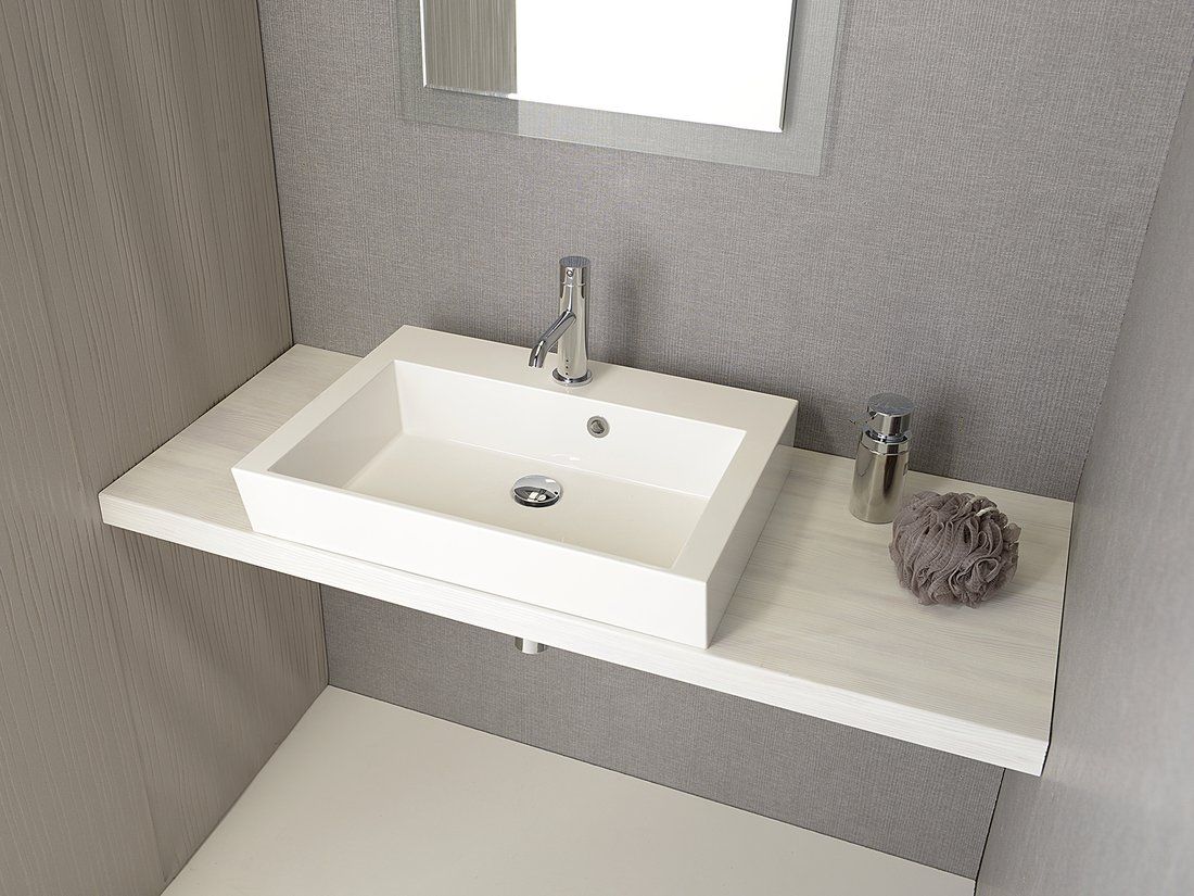Sapho Avice tanier 90x50 cm, starý biely dub