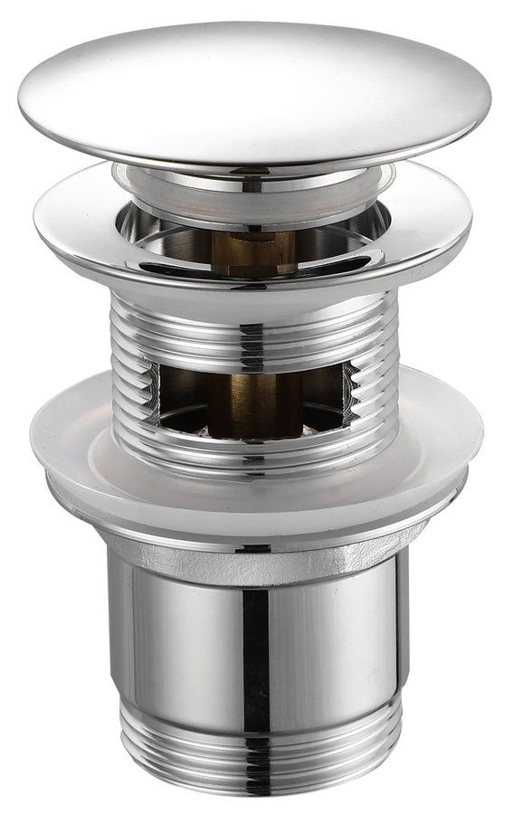 Agualine Umývadlová výpusť click clack 5/4" veľká zátka, chróm TF7001