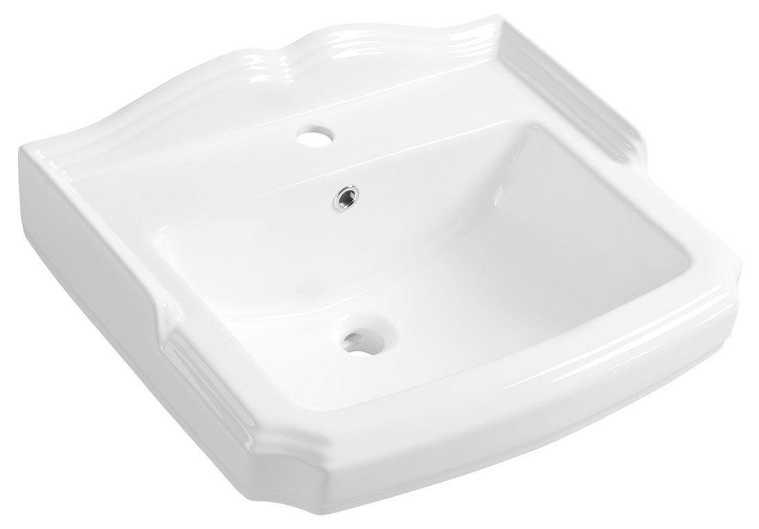 Aqualine Antik Umývadlo 58x47 cm, biele AK102