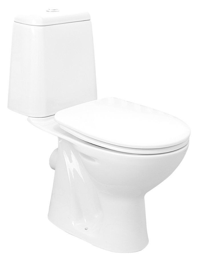Aqualine Riga WC kombi, zadný odpad, vrátane splachovacieho mechanizmu RG601