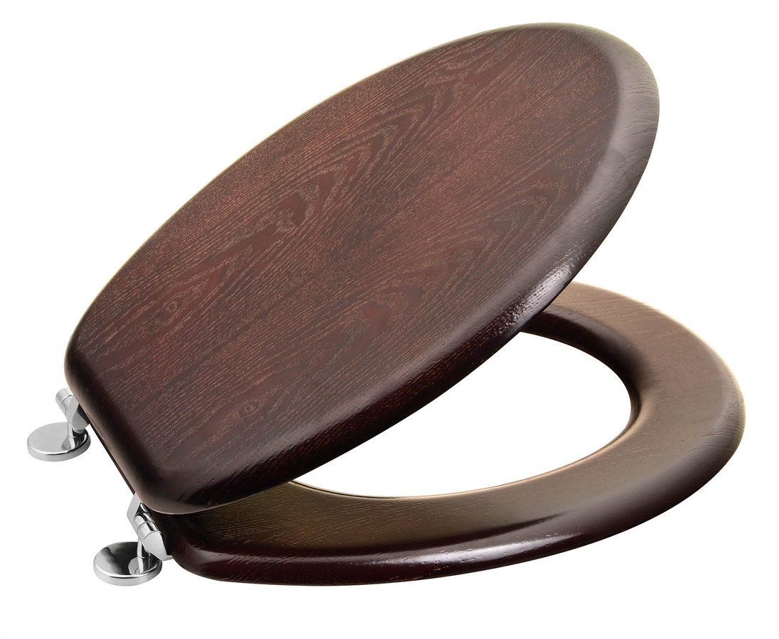 Záchodová doska Aqualine, MDF, orech 1705-11