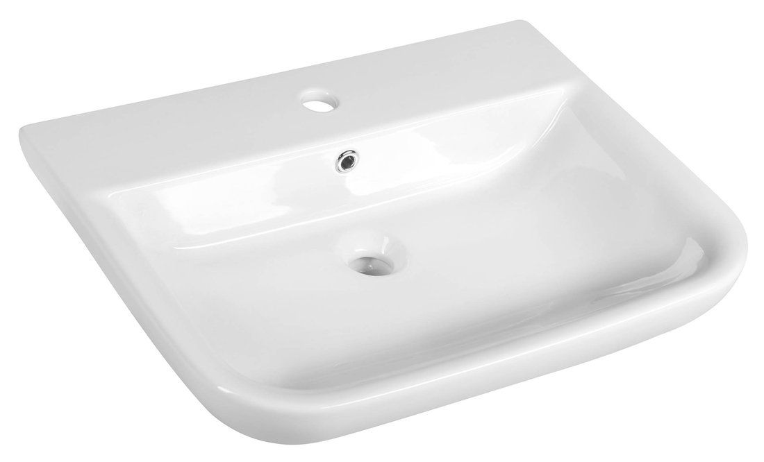 Aqualine Dori Keramické umývadlo 60x48 cm, biele FS1B1