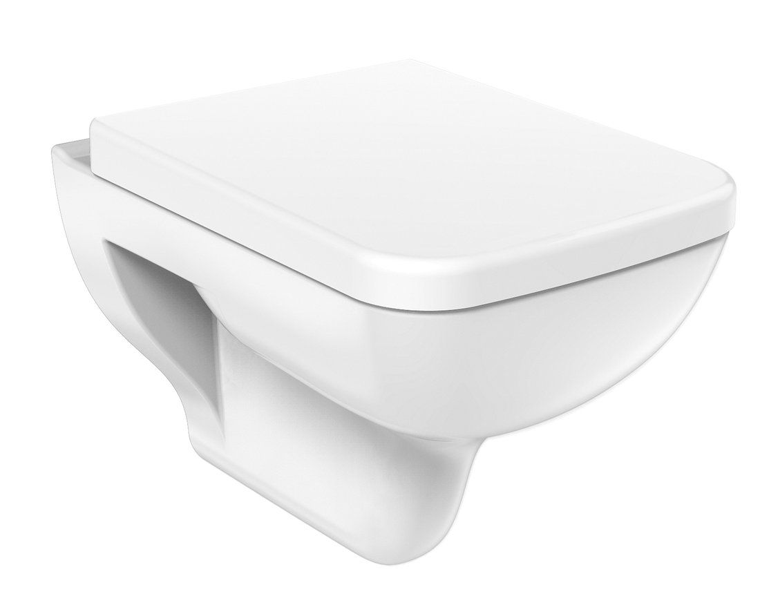 Aqualine Bene závesné WC 35,5x51 cm, biele BN320