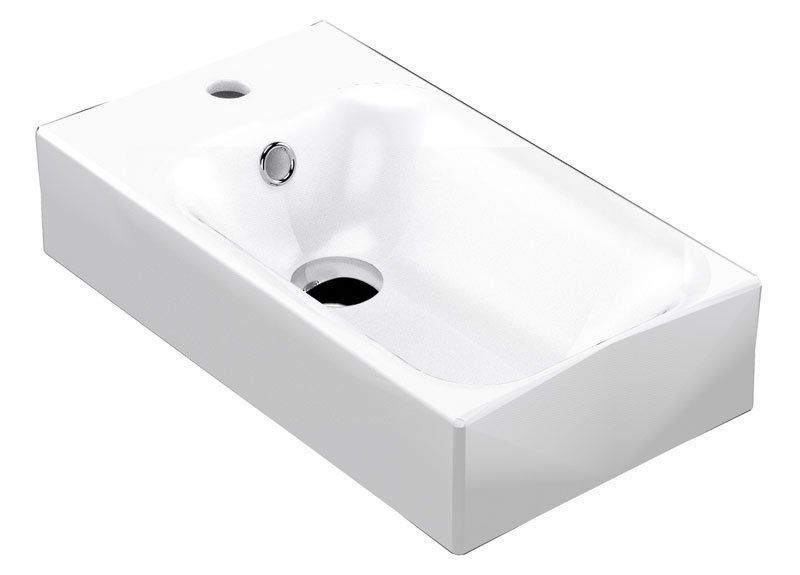 Kerasan Cento Keramické umývadlo 45x25 cm, biele 353701