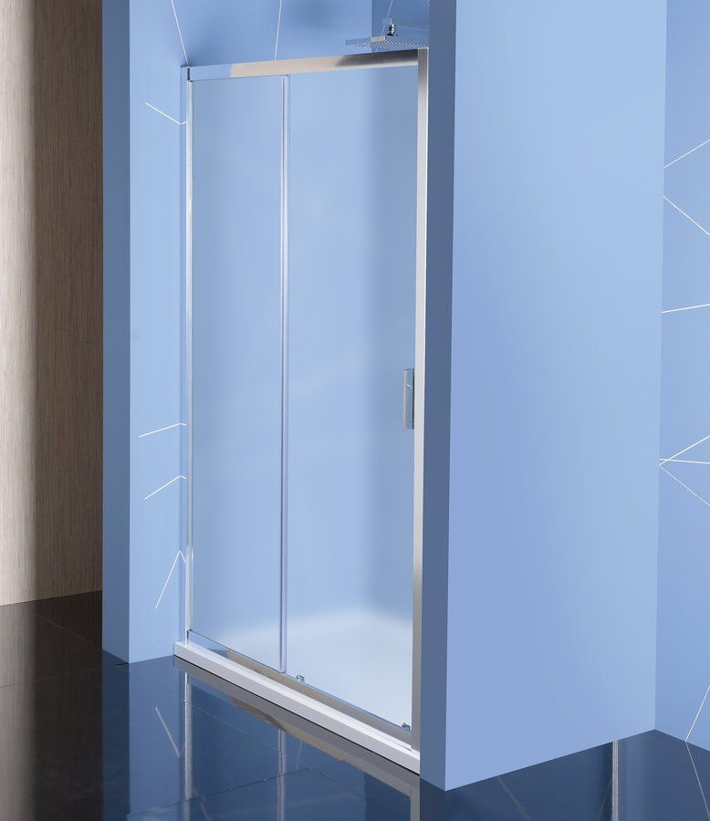 Polysan Easy Sprchové dvere posuvné 110 cm, sklenená tehla EL1138