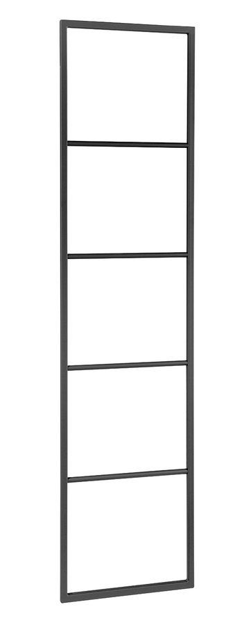 Sapho Ska Stojan na uteráky 42x170x2 cm, čierny matný SKA551
