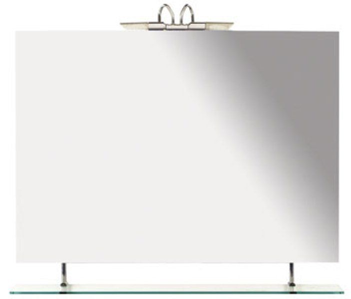 Sapho Wega Zrkadlo 100x80 cm s policou 60092