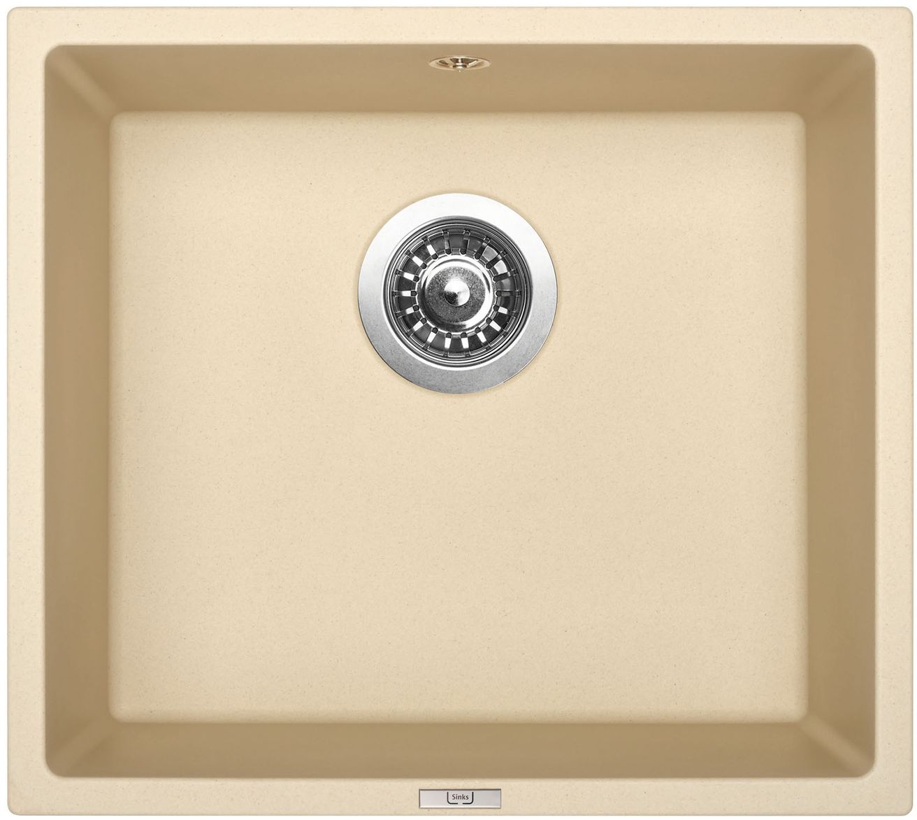 Sinks Frame 457 Granitový drez bez odkvapkávača, 45,7x40,6 cm, sahara, ACRFR45740650