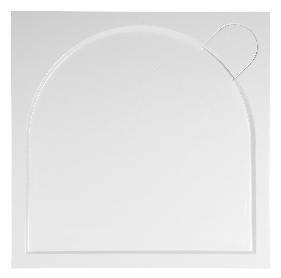 Gelco G5 Larca Sprchová vanička, 1000x1000 mm, liaty mramor, biela PL001