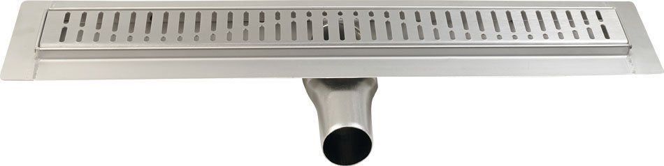 Gelco Manus Onda Nerezový sprchový žľab s roštom 65x13 cm, saténový lesk GMO12