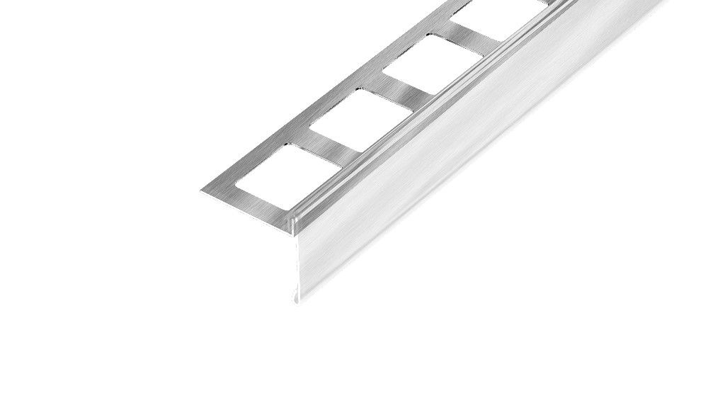Konzola pre kryciu lištu, nerezová oceľ, dĺžka 2,5 m, šírka 150 mm