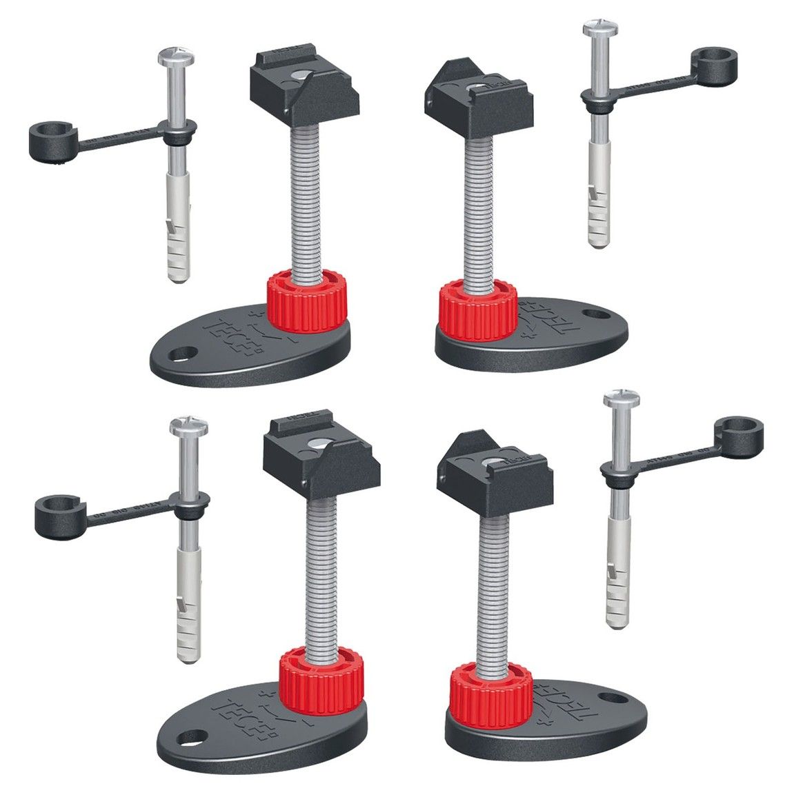 Tece Drainline Nastaviteľné montážne podpery 92-139 mm 660003