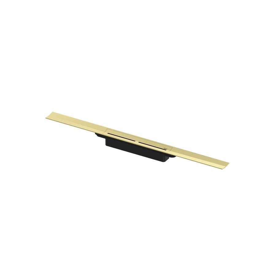 Tece Drainprofile Sprchový profil 120 cm, brúsené optické zlato 671202