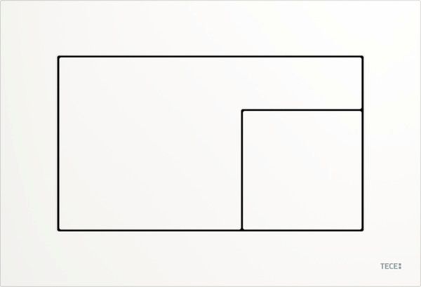 Tece Velvet Control button Bianco Kos 9240735