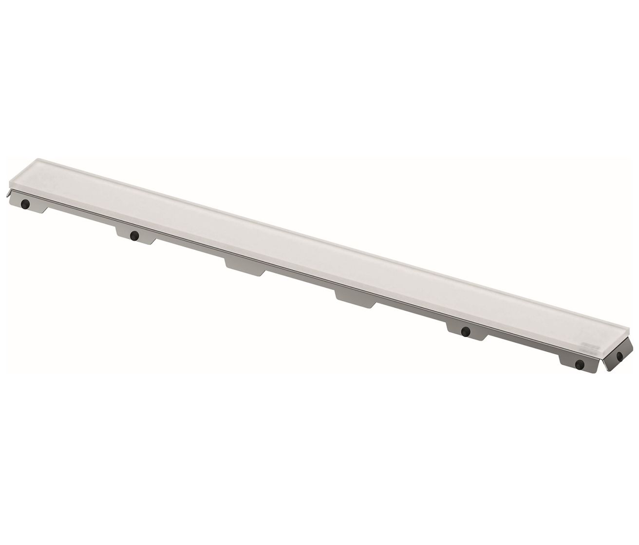 TECE Drainline Sklenený rošt 90 cm, saténová biela 600993