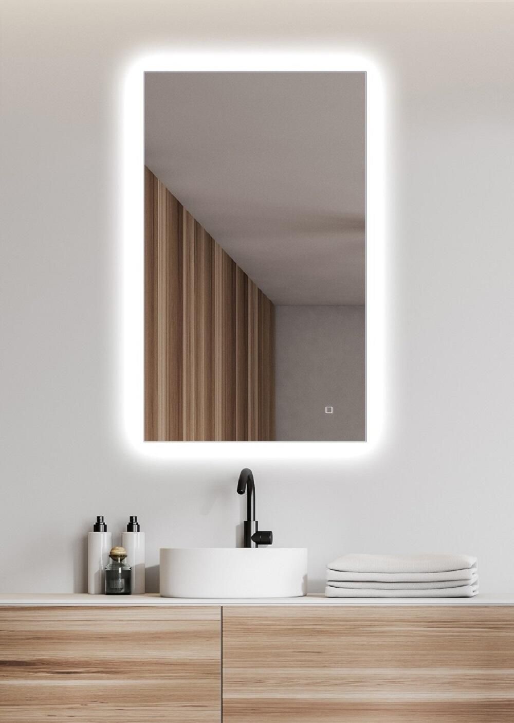 Amirro Ambiente Zrkadlo 100 x 60 cm s LED podsvietením s dotykovým senzorom, 411-156