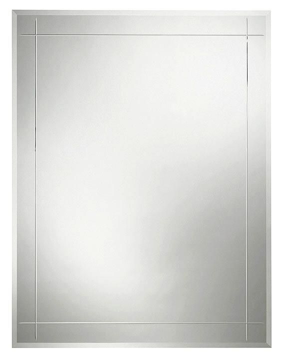 Zrkadlo Amirro Linea 70x90 cm s gravírovaním, 480-009