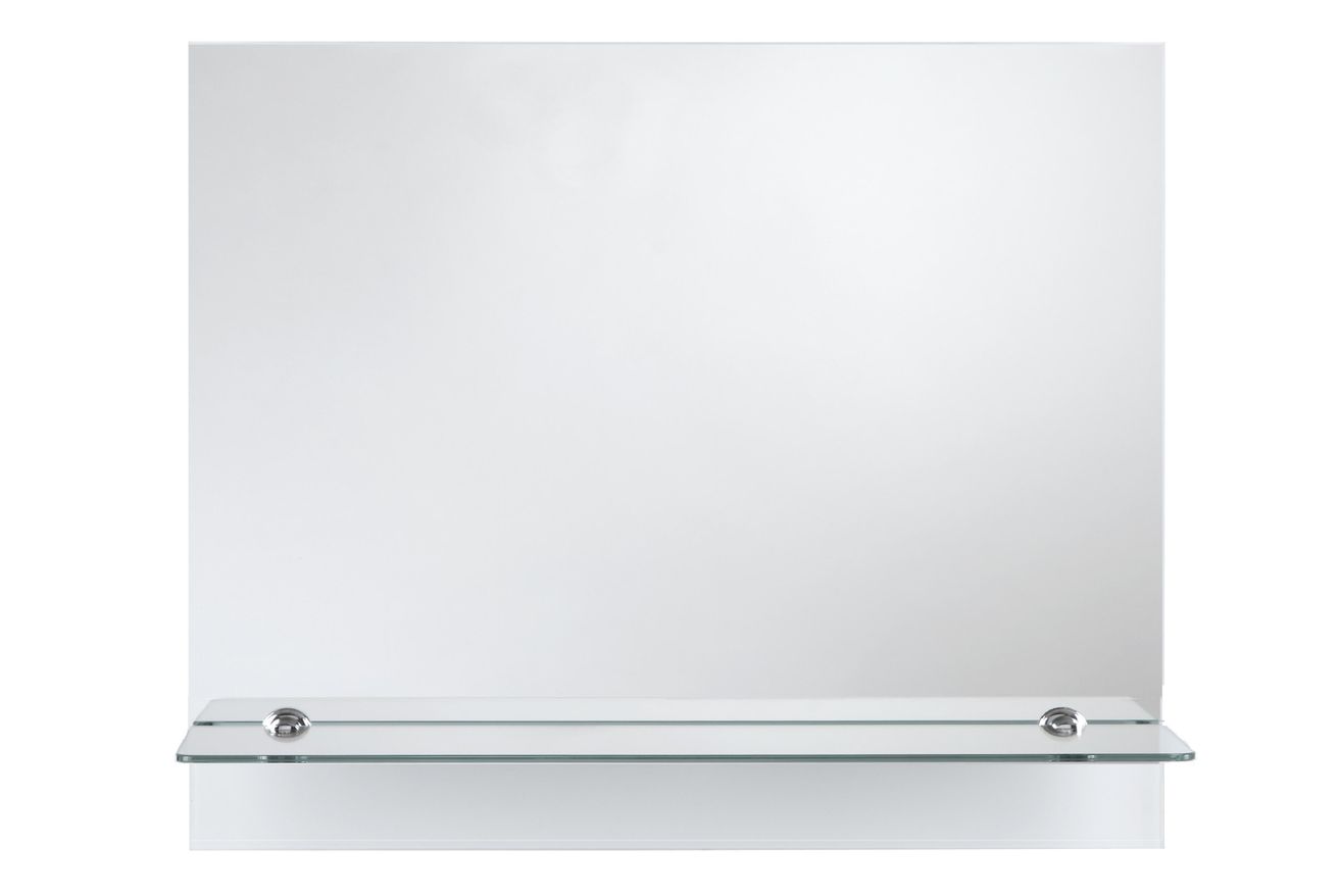 Amirro Pure Shelf Zrkadlo s lešteným okrajom a policou 60x50 cm, 410-778
