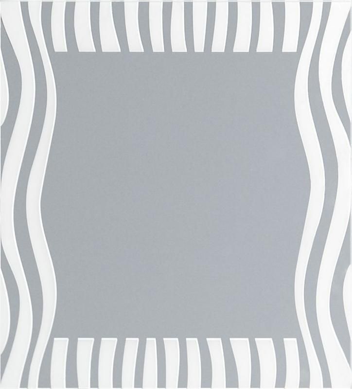 Zrkadlo Amirro Zebrano 50 x 60 cm s potlačou zebry, 712-475