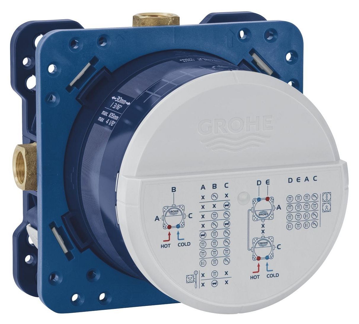 Grohe Profi Rapido SmartBox Univerzálna podomietková batéria, 35604000