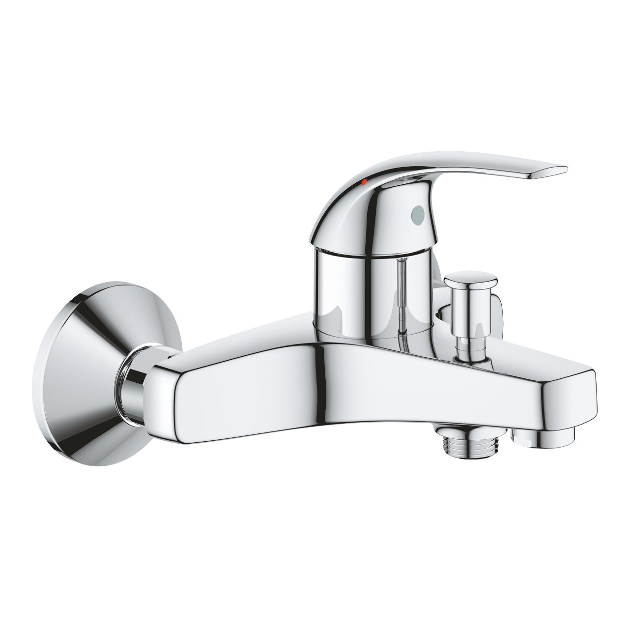 Grohe BauCurve Nástenná vaňová batéria, chróm 23599000