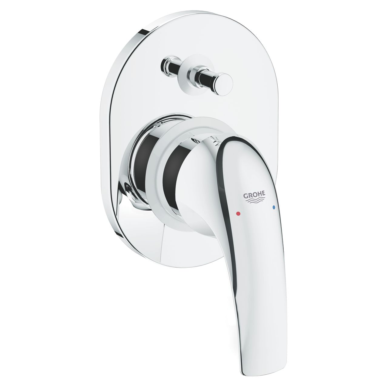 Grohe BauCurve Podomietková umývadlová batéria s prepínačom, chróm 29043000