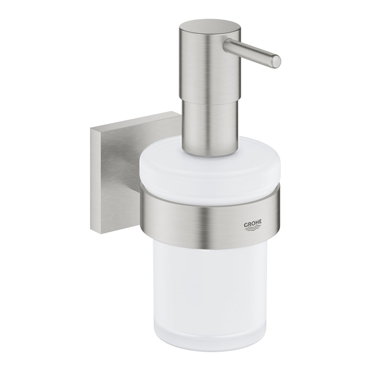 Dávkovač tekutého mydla Grohe Start Cube, Supersteel 41098DC0