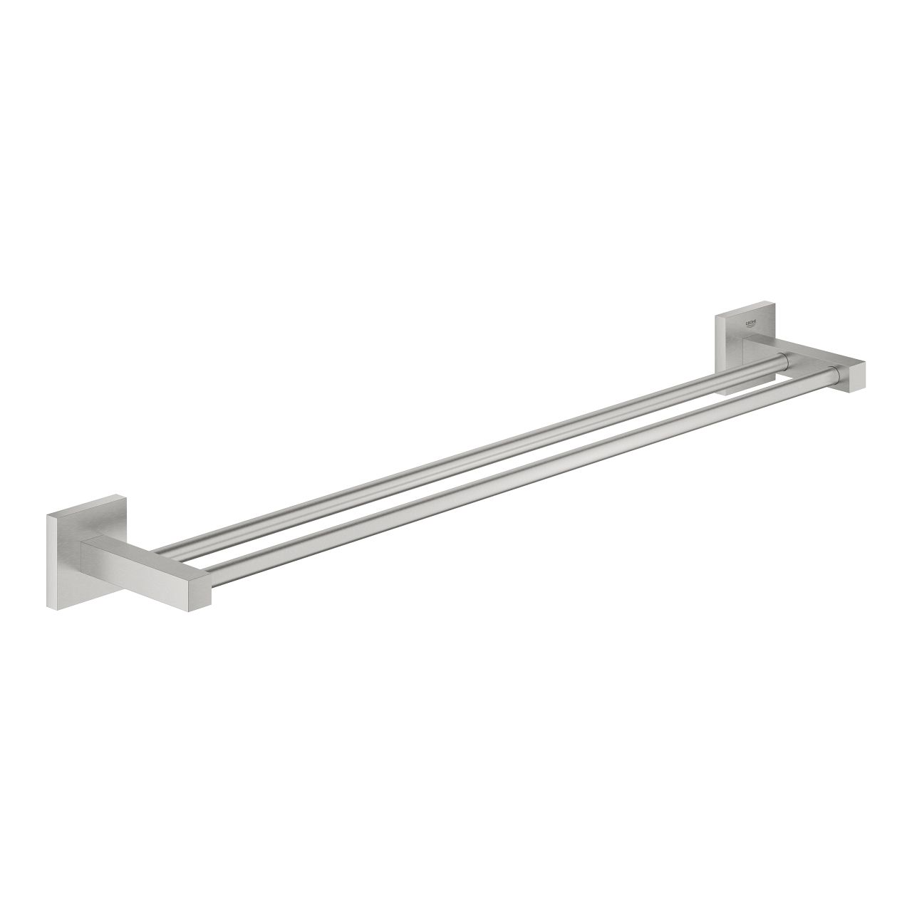 Grohe Start Cube Dvojitý držiak na uteráky 65,4 cm, Supersteel 41104DC0