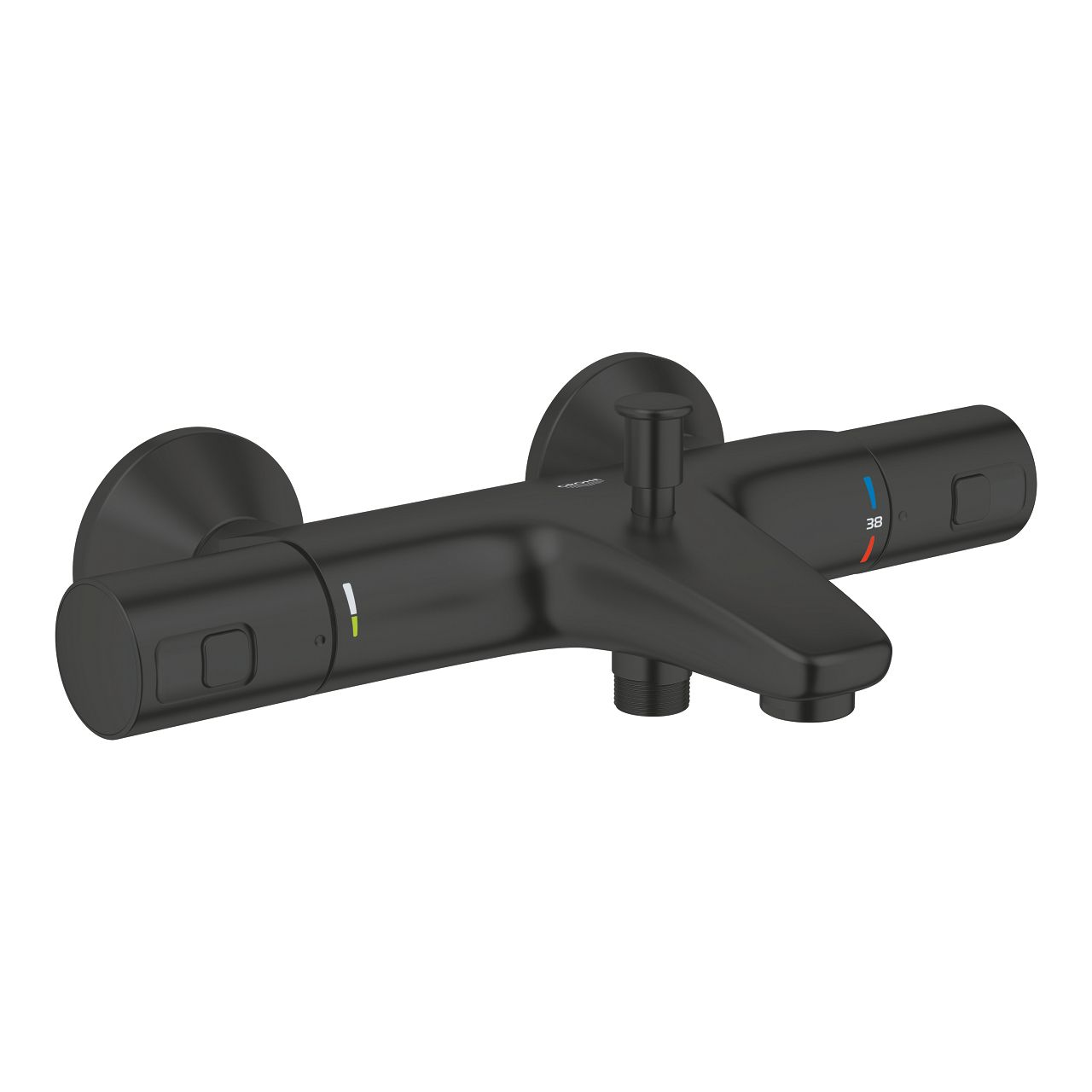 Vaňová termostatická batéria Grohe Precision Start, čierna matná 345982430