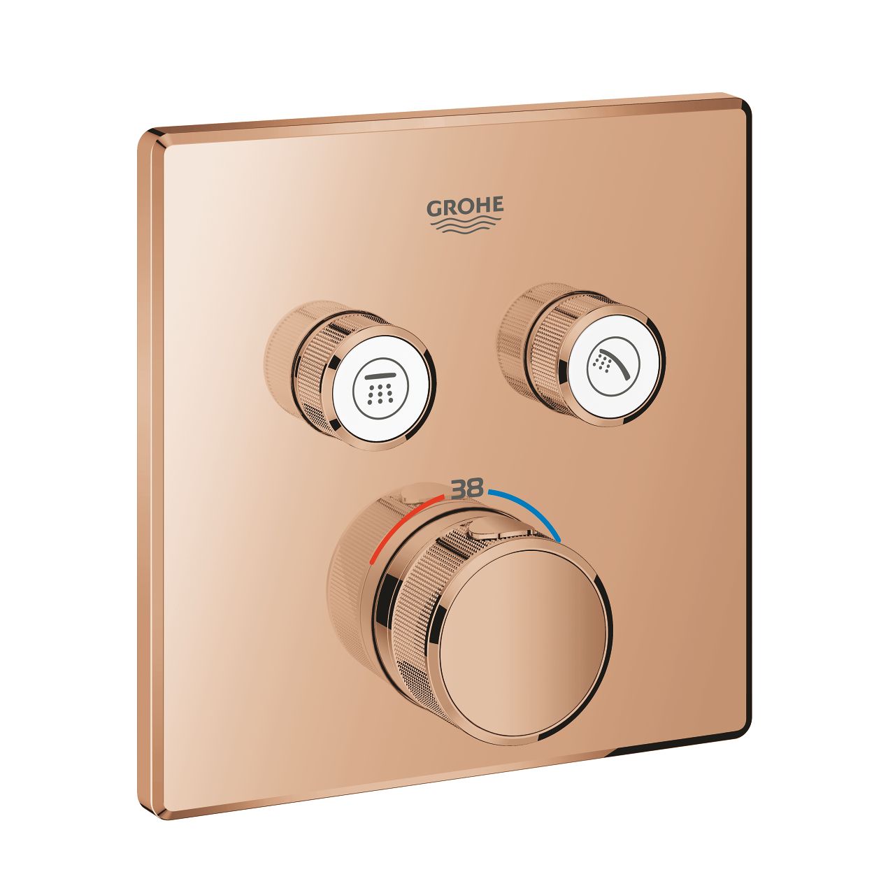 Grohe Grohtherm Smartcontrol Dvojcestná podomietková termostatická batéria, Warm Sunset 29124DA0