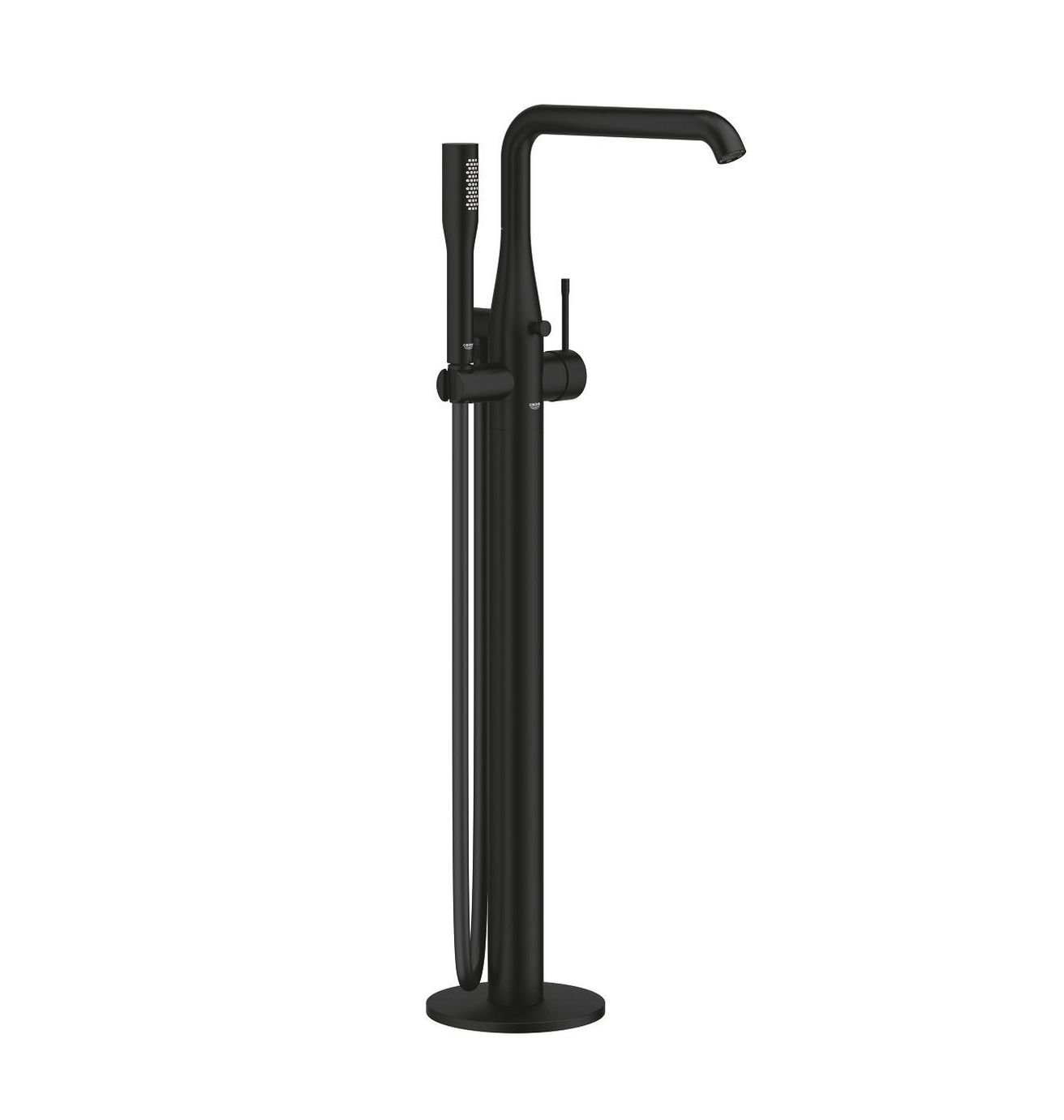 Grohe Profi Essence Voľne stojaca vaňová batéria bez telesa, fantómová čierna 25248KF1