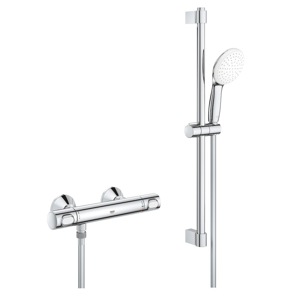 Grohe Profi Grohtherm 500 Termostatická sprchová batéria so sprchovacím setom, chróm 34796001