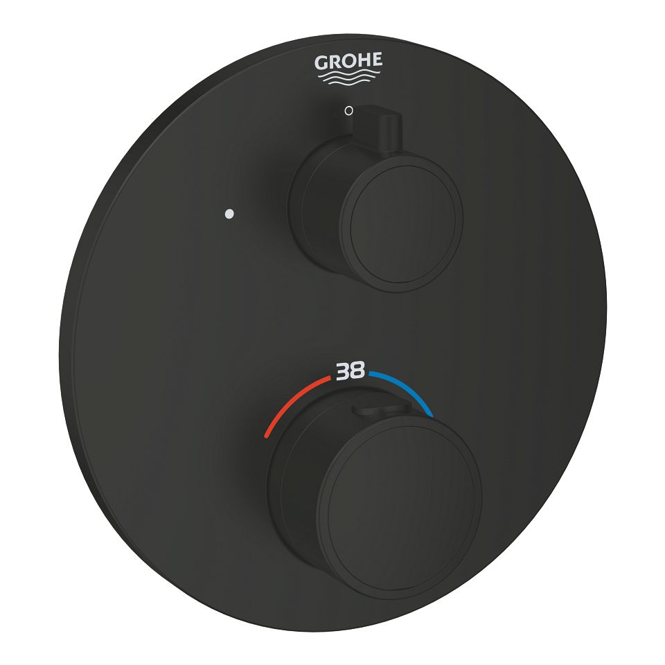 Grohe Profi Grohtherm Termostatická batéria pre 1 výstup, čierna matná 1022122430