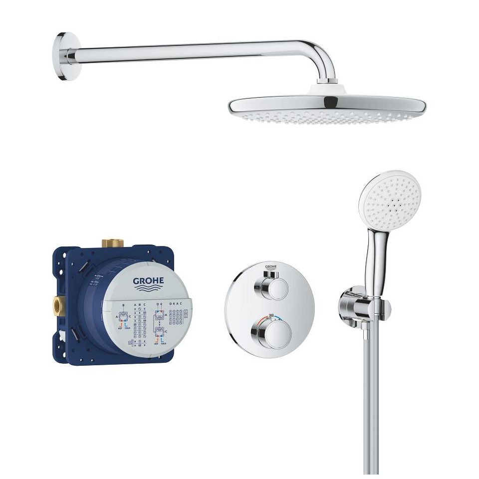 Sprchový systém Grohe Profi Grohtherm Soaker, chróm 34872000