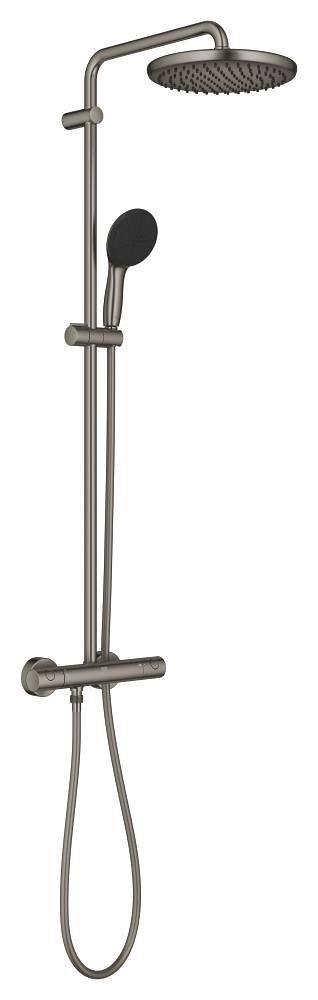 Grohe Vitalio Start System Sprchový systém s termostatickou baterie, kartáčovaný Hard Graphite 26677AL1
