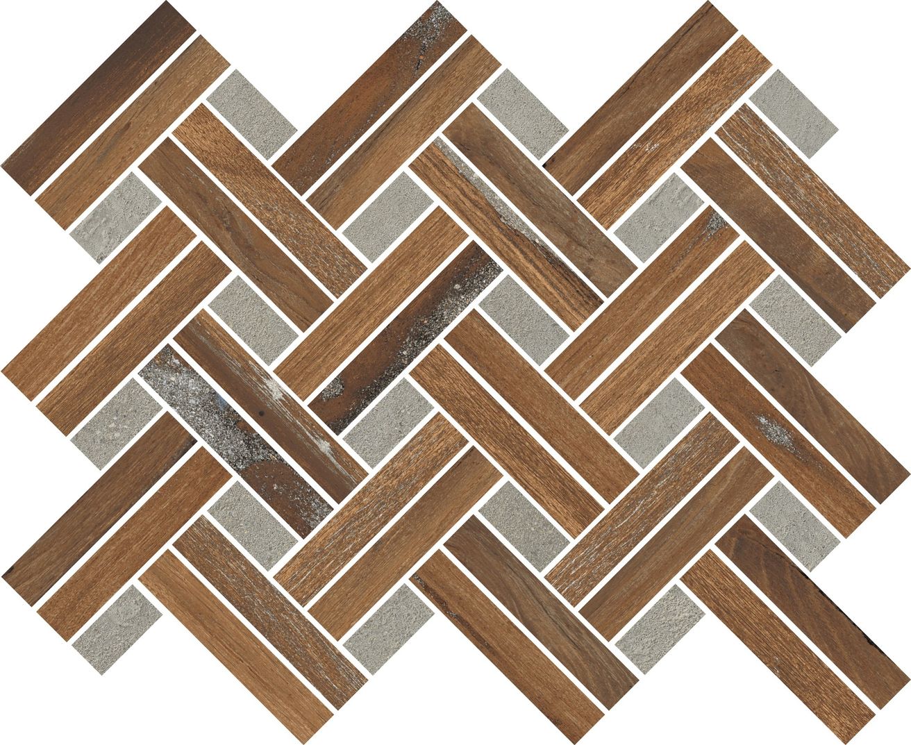 Ceramica Rondine Infusion mozaika 25,5x33,5 pletená matná