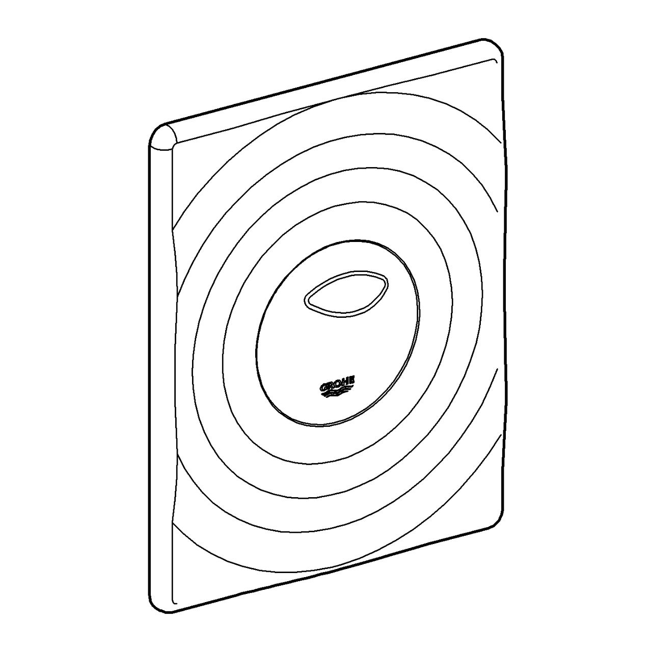 Splachovacie tlačidlo Grohe Surf 42302P00